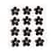 12 Packs: 12 ct. (144 total) Black Rhinestone Flowers by Recollections™